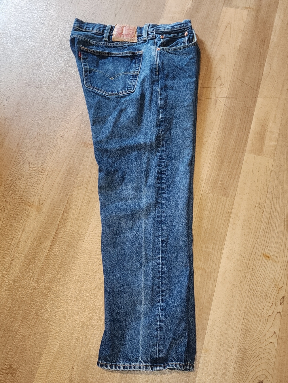 Levi's Men's 501-Button FLY Blue Straight-Leg Jeans